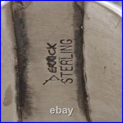 Vintage Native American Coral Ring Sterling Silver Derrick Gordon Navajo Sz 6.75