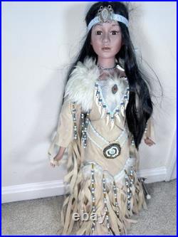 Vintage Native American Doll 23.5 Inches