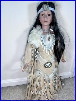 Vintage Native American Doll 23.5 Inches