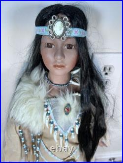 Vintage Native American Doll 23.5 Inches