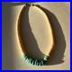 Vintage Native American Heishi Bead Turquoise & Shell Necklace 20 Inches