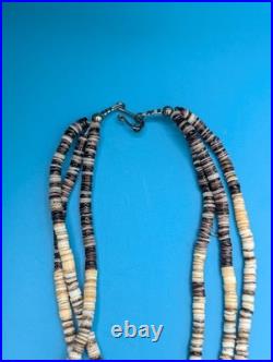 Vintage Native American Heishi Turquoise Coral Nuggets Women's Necklace Jewelry