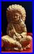 Vintage Native American Indian Chief Swirl Layered Clay Resin Art Sculpture