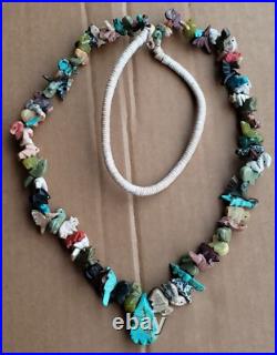 Vintage Native American Indian Necklace Fetish