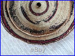 Vintage Native American Indian Whaler's Chief Maquinna basket Hat Museum Piece