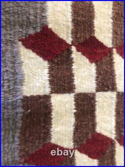 Vintage Native American Indian Woven Rug or Blanket