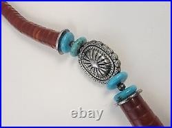 Vintage Native American Inspired Heishi Necklace 24