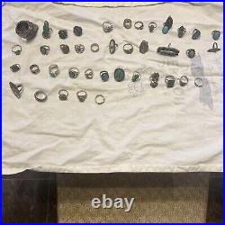 Vintage Native American Jewelry. Lot Of 39