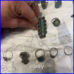 Vintage Native American Jewelry. Lot Of 39