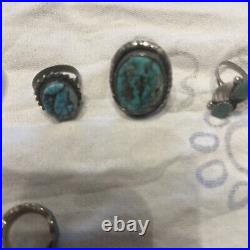 Vintage Native American Jewelry. Lot Of 39