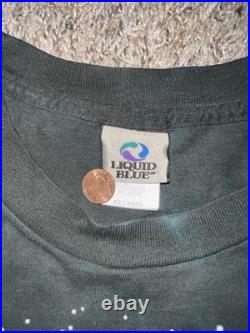 Vintage Native American Liquid Blue 2003 Tie Dye T