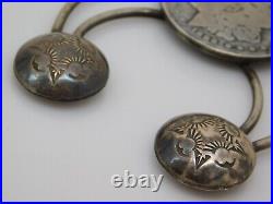 Vintage Native American Medallion Coin Artisan Pendant