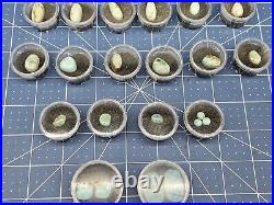 Vintage Native American Mixed Turquoise Cabochons Lot FREE USA SHIPPING