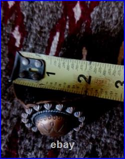 Vintage Native American Navajo Copper Cuff Fred Harvy Era Really Fine