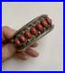 Vintage Native American Navajo Cuff Bracelet Silver And Coral By Phillip Tso Jr