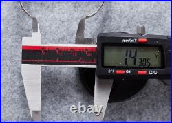 Vintage Native American Navajo Genuine Moonstone & Silver Cuff bracelet! Mint