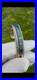 Vintage Native American Navajo Lapis Lazuli Inlay Sterling Silver Cuff Bracelet