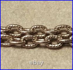 Vintage Native American Navajo Mexican Silver Chain Necklace 60cm