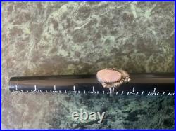 Vintage Native American Navajo Mother of Pearl Sterling Necklace/ring/earrings