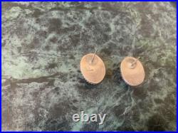 Vintage Native American Navajo Mother of Pearl Sterling Necklace/ring/earrings