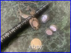 Vintage Native American Navajo Mother of Pearl Sterling Necklace/ring/earrings