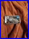 Vintage Native American Navajo Silver Handmade Coral Turquoise Money Clip