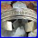Vintage Native American Navajo Sterling Cuff Bracelet Feather Picto Hallmark