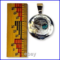 Vintage Native American Navajo Sterling Silver 1/20th 12KT GF Kokopelli Pendant Vintage Native American Navajo Sterling Silver 1/20th 12KT GF Kokopelli Pendant