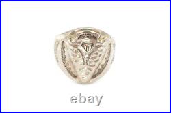 Vintage Native American Navajo Sterling Silver Arrowhead Ring Size 10