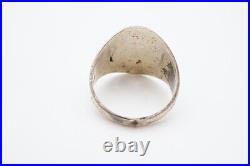 Vintage Native American Navajo Sterling Silver Arrowhead Ring Size 10