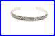 Vintage Native American Navajo Sterling Silver Carinated Cuff Bracelet 6.75