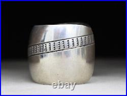 Vintage Native American Navajo Sterling Silver Cuff Bracelet