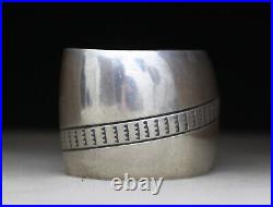 Vintage Native American Navajo Sterling Silver Cuff Bracelet
