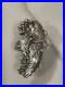Vintage Native American Navajo Sterling Silver Leaf & Berry Ring Size 7.5