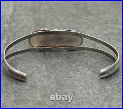 Vintage Native American Navajo TWO Turquoise Sterling silver Bracelet