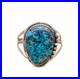 Vintage Native American Navajo Turquoise Sterling Silver Bangle Bracelet