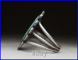 Vintage Native American Navajo Turquoise Sterling Silver Cuff Bracelet