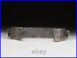 Vintage Native American Navajo Turquoise Sterling Silver Cuff Bracelet