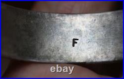 Vintage Native American Navajo Turquoise Sterling Silver Cuff Bracelet