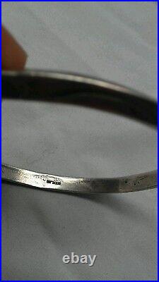 Vintage Native American Navajo sterling 925 stamped bangle bracelet