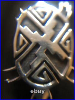 Vintage Native American Navajo turtle pin brooch jewelry marked JR Silversmiths Vintage Native American Navajo turtle pin brooch jewelry marked JR Silversmiths