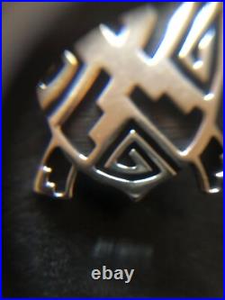Vintage Native American Navajo turtle pin brooch jewelry marked JR Silversmiths Vintage Native American Navajo turtle pin brooch jewelry marked JR Silversmiths