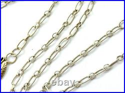 Vintage Native American Ornate Sterling Silver Turquoise Necklace