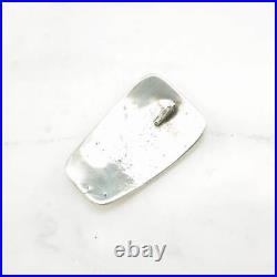 Vintage Native American Overlay Sterling Silver Pendant