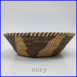 Vintage Native American Papago Tohono O'odham Pima Coiled Basket Bowl Circa 1905