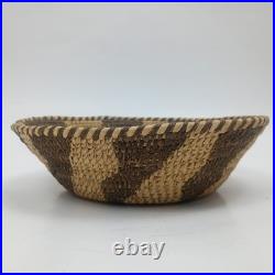 Vintage Native American Papago Tohono O'odham Pima Coiled Basket Bowl Circa 1905