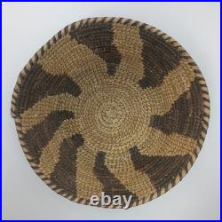 Vintage Native American Papago Tohono O'odham Pima Coiled Basket Bowl Circa 1905