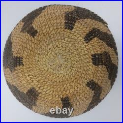 Vintage Native American Papago Tohono O'odham Pima Coiled Basket Bowl Circa 1905