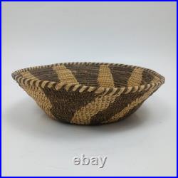 Vintage Native American Papago Tohono O'odham Pima Coiled Basket Bowl Circa 1905