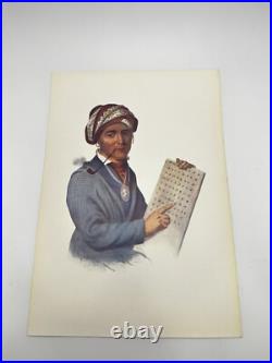 Vintage Native American Print Se-Quo-Yah Inventor Of The Cherokee Alphabet